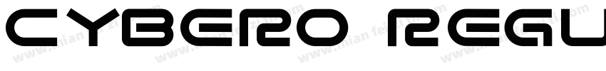 Cybero Regular字体转换